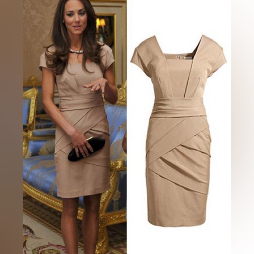 REISS Shola‎ Bandage Mauve Dress